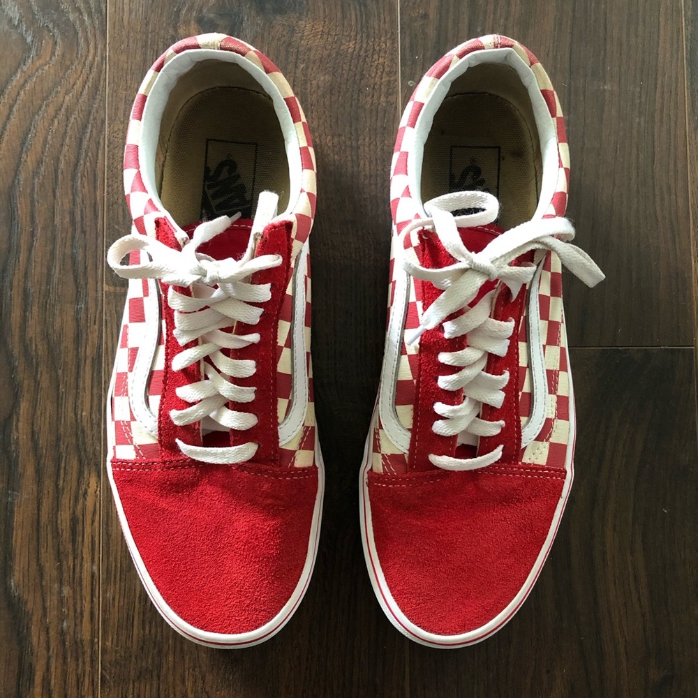 Men’s Checkered Red Vans